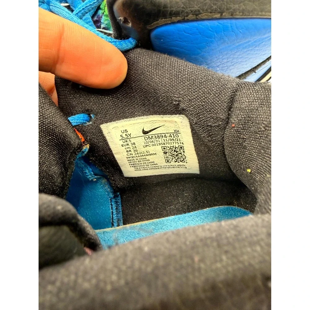Nike Kyrie‎ Infinity SE GS DM3894-410 Kids 5.5 Sneaker Blue Tie-Dye Basketball